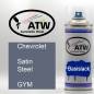 Preview: Chevrolet, Satin Steel, GYM: 400ml Sprühdose, von ATW Autoteile West.